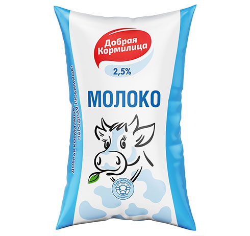 Молоко 2,5% "Добрая кормилица" Молоко 2,5% "Добрая кормилица"