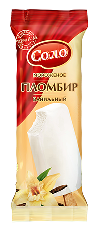 Мороженое "Соло" Пломбир ванильный Мороженое "Соло" Пломбир ванильный