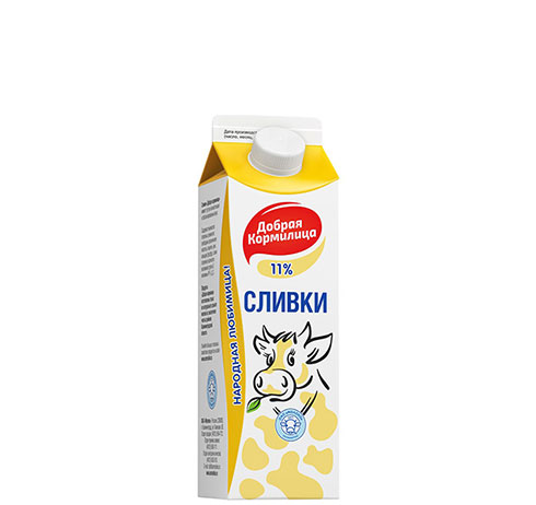 Сливки 11% "Добрая кормилица" Сливки 11% "Добрая кормилица"