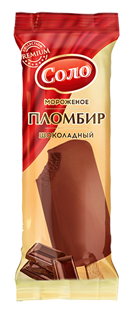 Мороженое «Соло» пломбир шоколадный Мороженое «Соло» пломбир шоколадный